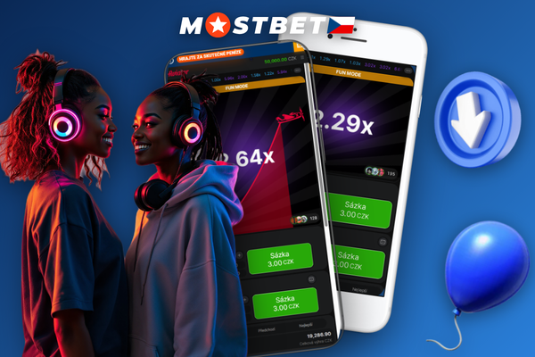 Aviator demo Mostbet spuštěné v mobilním prohlížeči na chytrém telefonu v ruce