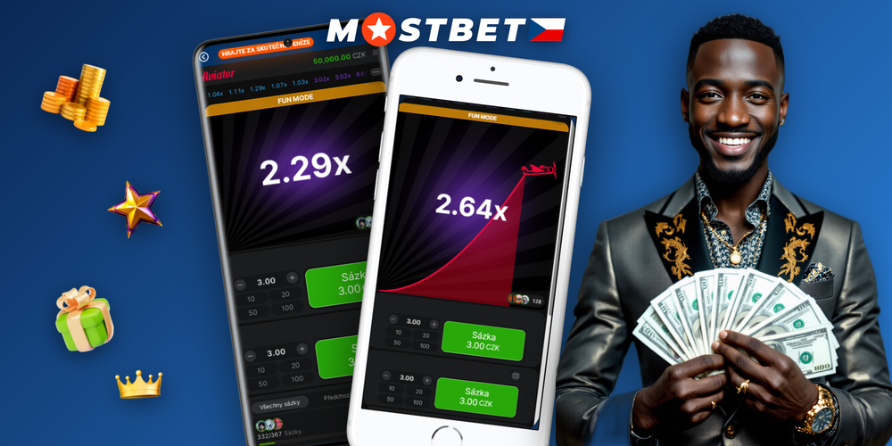 Mostbet Aviator game s dvojitým sázkovým panelem a nastaveným auto-cashoutem
