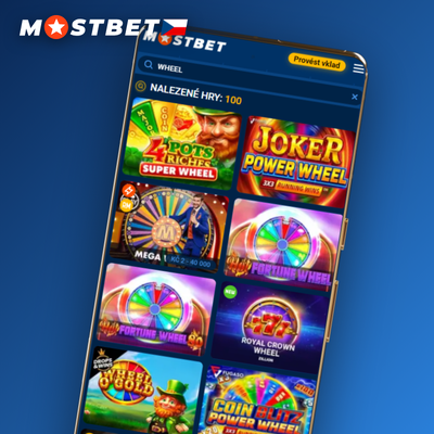 Hotovostní bonusové kredity v CZK jako odměna z Mostbet Kola štěstí