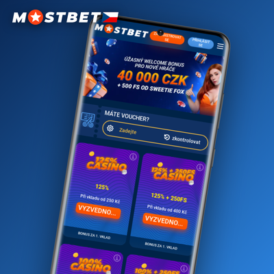 Mostbet uvítací balíček s 250 free spiny a navýšením prvního vkladu o 125 %